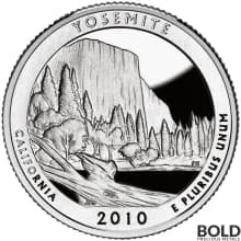 2010-S Yosemite America the Beautiful Quarters : Silver Proof