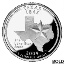 2004-S Silver Proof State Quarter - TEXAS