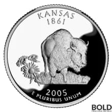2005-S Silver Proof State Quarter - KANSAS