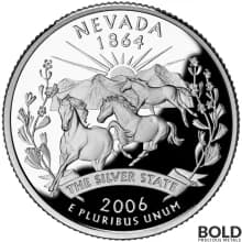 2006-S Silver Proof State Quarter - NEVADA