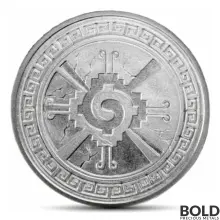 1 oz Aztec Yin Yang Silver Round