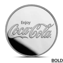 1 oz Coca Cola Silver Round .999 Fine - Box of 500