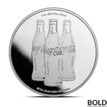 1 oz Coca Cola Silver Round .999 Fine - Box of 500