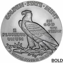 Silver 2 oz Incuse Indian Round