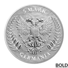 2022 Lady Germania 5 Mark 1 oz Silver BU Round
