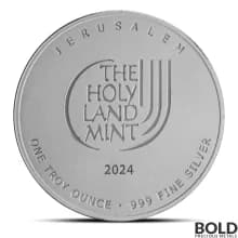 2024 1 oz Holy Land Mint Dove of Peace Silver Round