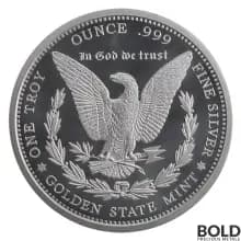 1 oz GSM Morgan Silver Round .999 Fine - Box of 500