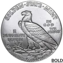 Silver - 1 oz Incuse Indian Round