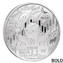 2021 Wallstreet Gamestonk 1 oz Silver Round