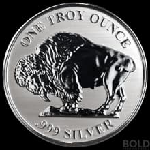 Silver - 1 oz Asahi Buffalo Round Reverse Proof