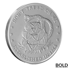 Silver - 2 oz Don't Tread On Me Round