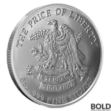 Silver - 5 oz Don't Tread On Me Round
