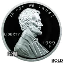 Silver - 2 oz Lincoln Wheat Cent Round