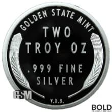 Silver - 2 oz Lincoln Wheat Cent Round