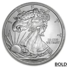 Silver - 5 oz Walking Liberty Round