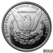 Silver - 1/2 oz Morgan Round
