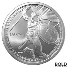 Silver - 1 oz Warrior Series Spartan