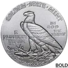 Silver 1/10 oz Incuse Indian Round