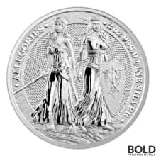2022 Germania Allegories Polonia 10 Mark 2 oz Silver BU