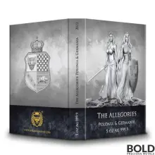 2022 Germania Allegories Polonia 25 Mark 5 oz Silver BU