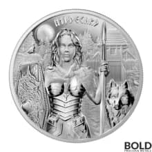 2022 Germania Valkyries: Hildegard 1 oz Silver BU