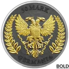 2023 Silver 10 oz Lady Germania Ennobled BU Round ANA