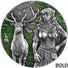 2023 Germania Valkyries: Ostara 2 oz Silver BU Ultra High Relief