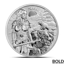 2024 1 oz Germania Valkyries Solveig Silver Coin (BU)