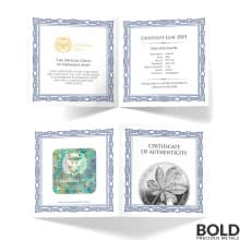 2021 Germania Mythical Forest: Chestnut Leaf 1 oz Silver Proof