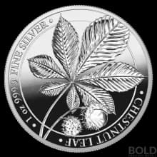 2021 Germania Mythical Forest: Chestnut Leaf 1 oz Silver Proof
