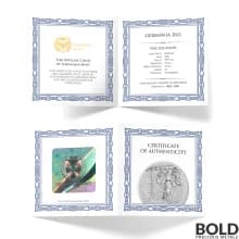 2021 Lady Germania 50 Mark 10 oz Silver BU Round