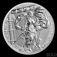 2021 Lady Germania 5 Mark 1 oz Silver BU Round