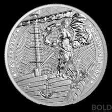 2021 Lady Germania 80 Mark 1 kilo Silver BU Round