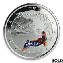 2018 Dominica 'The Nature Isle' 1 oz Silver Proof (Colored)