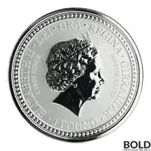 2018 Gibraltar Royal Arms of England Silver 1 oz Proof (Red Colored)