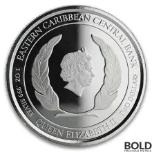2019 Antigua & Barbuda Silver Rum Runner Proof 1 oz (Colored)