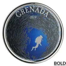2019 EC8 Grenada: Diving Paradise 1 oz Silver Proof (Colored)