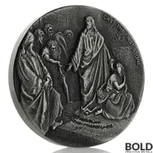 2019 Silver 2 oz Scottsdale Biblical Series - Cast the First Stone