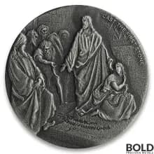 2019 Silver 2 oz Scottsdale Biblical Series - Cast the First Stone