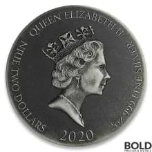 2020 Silver 2 oz Scottsdale Biblical Series - Jesus Walks On The Sea