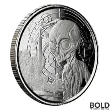2021 Ghana Alien 1/2 oz Silver BU