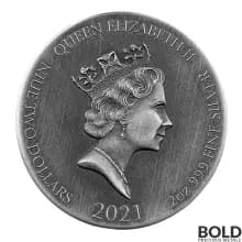 2021 Silver 2 oz Scottsdale Biblical Series - Death of Samson