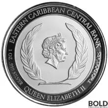 2022 Silver 1 oz EC8 St Vincent Grenadines War Ship Coin BU