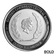 2022 1 oz Silver EC8 Grenada Nutmeg Tree BU (*no capsule)