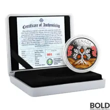 2022 EC8 Grenada: Nutmeg Tree 1 oz Silver Proof (Colored)