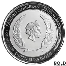 2022 Silver 1 oz Montserrat: Sea Turtle BU