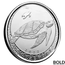2022 Silver 1 oz Montserrat: Sea Turtle BU