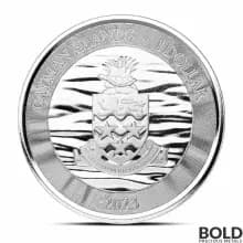 2023 1 oz Cayman Islands Blue Marlin Silver Coin (Colored)