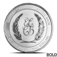 2023 1 oz EC8 Dominica Dolphin Silver Coin (BU)