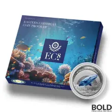 2023 1 oz St. Vincent Grenadines Humpback Whale Silver Coin Proof (Colored)